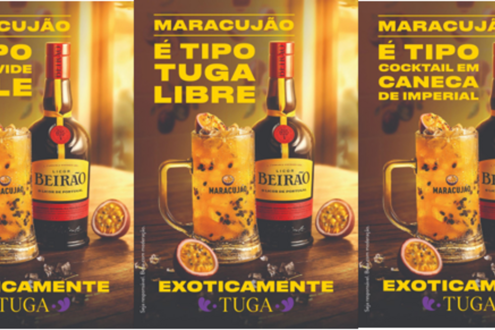 Licor Beirão promove Maracujão: o cocktail tuga em caneca de imperial