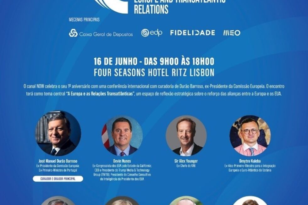 Conferência em Lisboa sobre Europa e relações transatlânticas com Durão Barroso e Theresa May