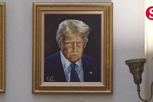 Há um novo retrato de Trump pendurado no Capitólio do Colorado