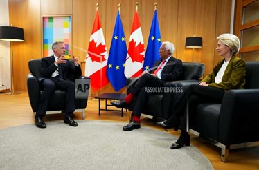 Tarifas: Governo canadiano responde a taxa de Trump com viragem para a Europa