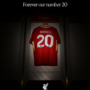 Liverpool retira camisola '20' em todas as equipas do clube