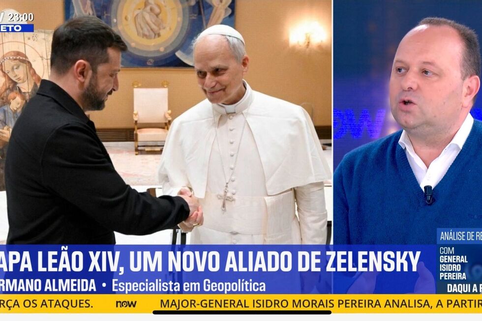 Papa Leão XIV surge como novo aliado de Zelensky, segundo Germano Almeida