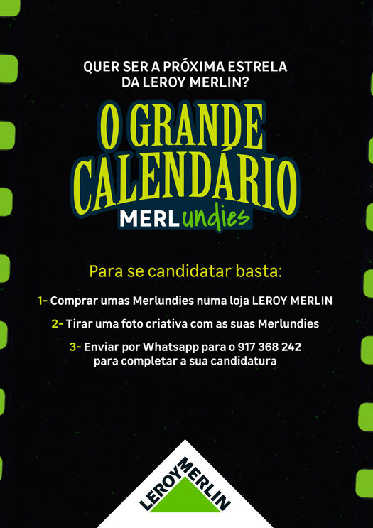 Leroy Merlin procura a próxima estrela para o seu calendário
