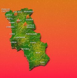 Este é o ponto de situação dos incêndios em Portugal. Veja o mapa