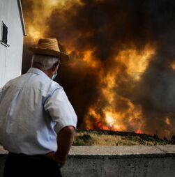 Incêndios: Fogo de Arganil chegou aos concelhos de Oliveira do Hospital e Seia