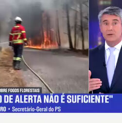 'Não podemos deixar as populações à sua sorte', refere o líder do PS sobre os incêndios