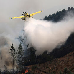 Aviões Canadair cedidos por Marrocos para incêndios terminaram missão