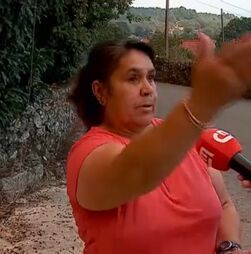 Incêndio em Sátão chega à aldeia de Granjal e moradores preocupam-se com o avançar das chamas até perto das habitações