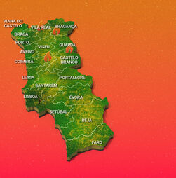 Este é o ponto de situação dos incêndios neste momento em Portugal
