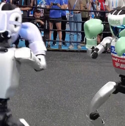 Desporto do futuro: robôs humanóides entre corridas, lutas de boxe e golos nos Jogos Mundiais