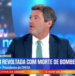 Ventura quer penas de 25 anos de prisão para incendiários e admite que está mais perto de se candidatar a Belém