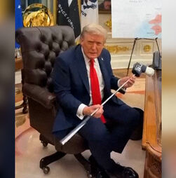 “Vou usá-lo”: Trump faz vídeo a agradecer taco de golfe oferecido por militar ucraniano