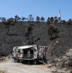PJ detém dois suspeitos de incêndio florestal na Lousã 