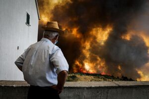 Fogo de Arganil estende-se a Oliveira do Hospital e Seia