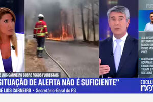 "Não podemos deixar as populações à sua sorte", refere o líder do PS sobre os incêndios