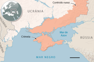 Porque é que a Crimeia é tão importante nas negociações entre a Ucrânia e a Rússia?