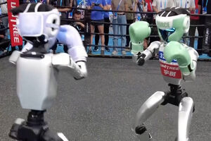 Desporto do futuro: robôs humanóides entre corridas, lutas de boxe e golos nos Jogos Mundiais