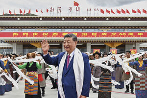 Xi Jinping visita o Tibete para celebrar 60 anos de liderança do Partido Comunista Chinês