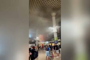Incêndio no Aeroporto de Lisboa obriga a evacuação