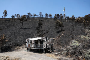 Suspeitos de incêndio florestal detidos na Lousã