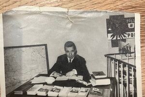 Ricarte Dácio a trabalhar em Londres, muitos anos antes da tragédia que provocaria