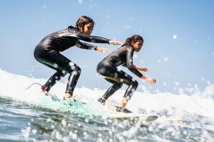 Alunos de 11 e 13 anos no programa Waves &amp; Minds, em 2024