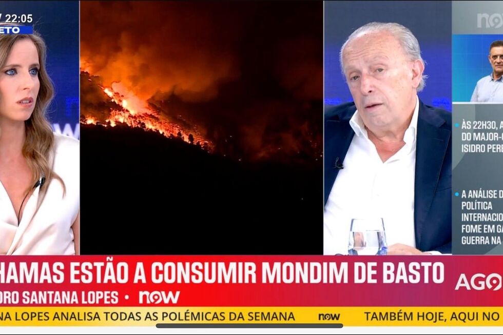 Incêndios consomem Mondim de Basto, segundo Pedro Santana Lopes