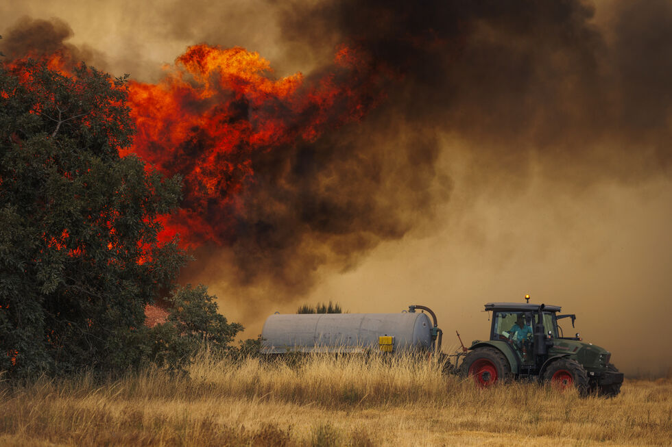 Incêndios em Trancoso e Moimenta da Beira mobilizam 1.300 operacionais e meios terrestres