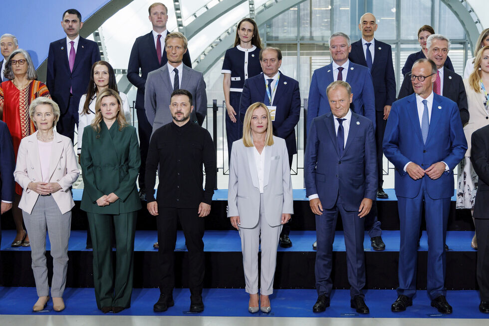 Líderes europeus unidos insistem na presença da Ucrânia em negociações de paz com a Rússia