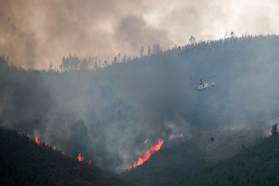 Fogo de Arganil alastra para Pampilhosa da Serra, Coimbra, com duas frentes ativas