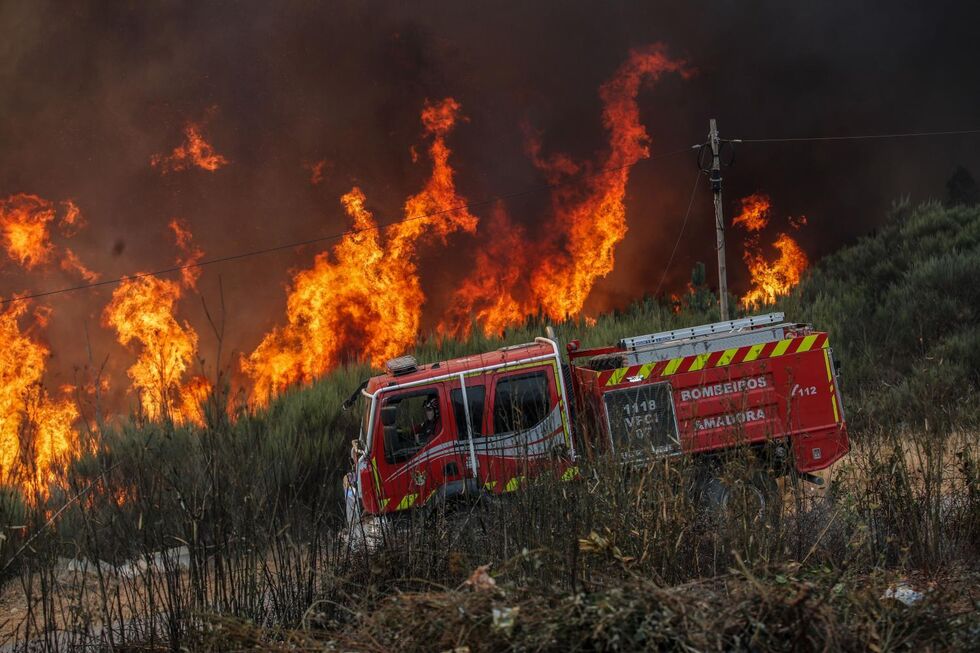Bombeiros combatem incêndios em Piódão, Covilhã, Freixo de Espada à Cinta, Sabugal, Tarouca e Mirandela