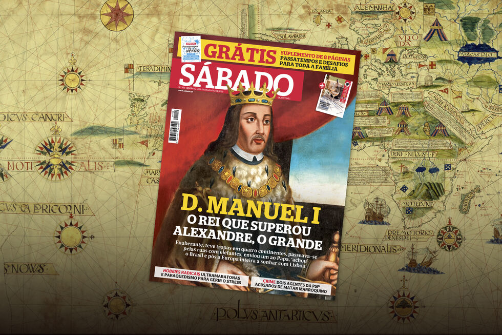 D. Manuel I superou Alexandre, o Grande, com tropas em quatro continentes e a descoberta do Brasil