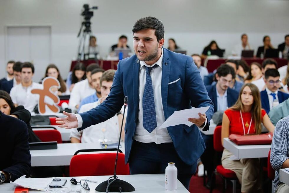 Presidente da JSD de Lagoa, Gonçalo Oliveira