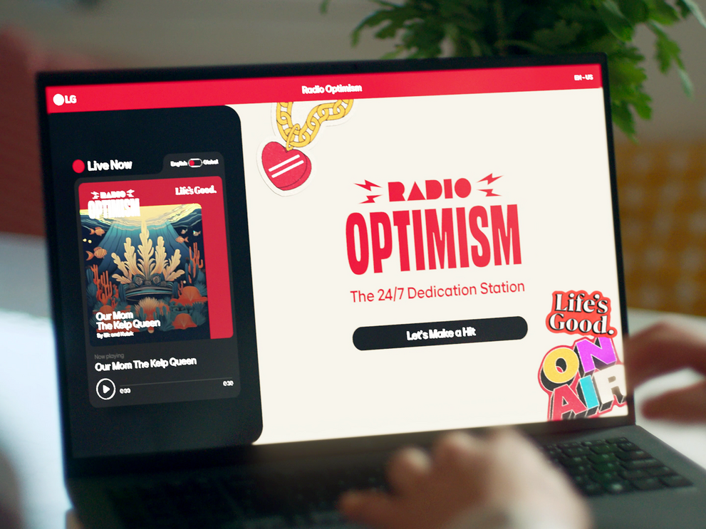 Radio Optimist, a nova rádio digital da LG foi lançada este ano