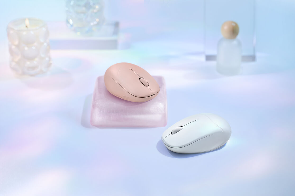 Ratos sem fios em tons pastel em ambiente suave