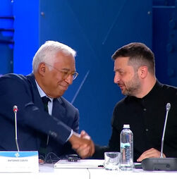 Líderes da UE discutem hoje com Zelensky apoio à Ucrânia e pressão sobre Moscovo