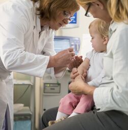 Vacinação contra a gripe gratuita para crianças dos 6 aos 23 meses