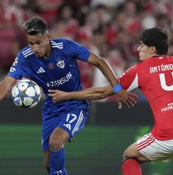 LC: Benfica desperdiça vantagem de dois golos e perde com o Qarabag