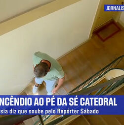 Repórter SÁBADO. Risco de Incêndio junto à Sé Catedral de Lisboa