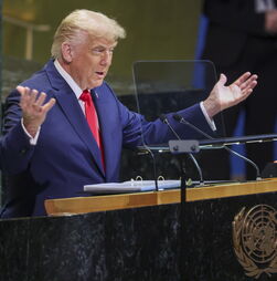 Trump critica o reconhecimento da Palestina e põe em causa a utilidade da ONU