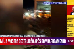 Casa do jogador do Benfica Georgiy Sudakov atingida por bombardeamento russo em Kiev