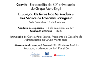 Exposição "Os Livros Não Se Rendem" destaca três séculos da economia portuguesa