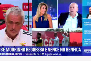 Santana Lopes recorda momento na chegada de Mourinho a Portugal em 2007: "Essa cena ficou marcada. Se hoje me interrompessem outra vez..."