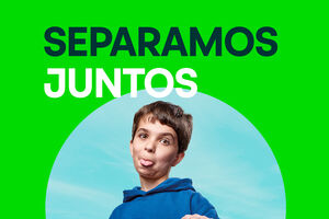 'Separamos juntos', campanha Ponto Verde sobre reciclagem com criança a mostrar a língua