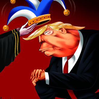 Donald Trump é coroado bobo da corte por um juiz