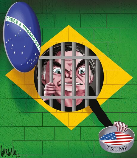 Bolsonaro enfrenta as grades e tenta "agarrar" Trump