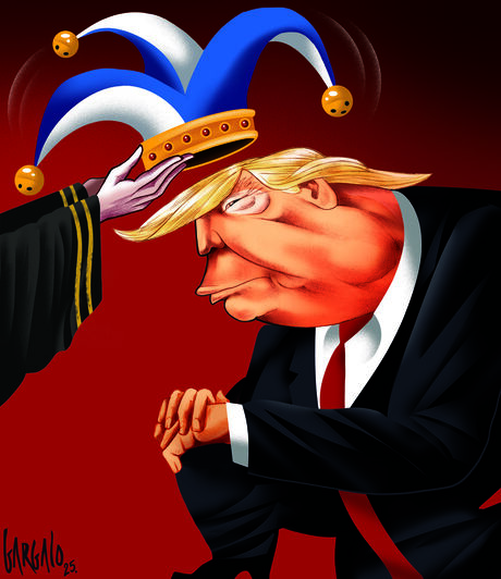 Donald Trump é coroado bobo da corte por um juiz