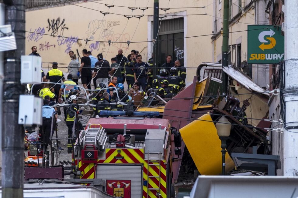 Descarrilamento do Elevador da Glória, em Lisboa, causa mortos e feridos