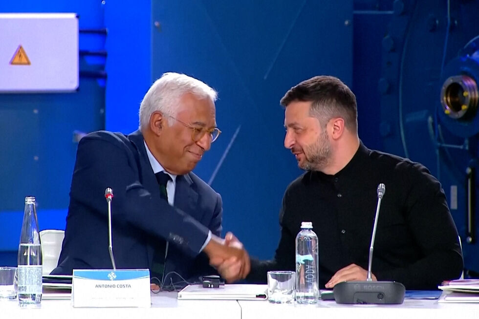 António Costa e Zelensky discutem apoio da UE à Ucrânia em Bruxelas