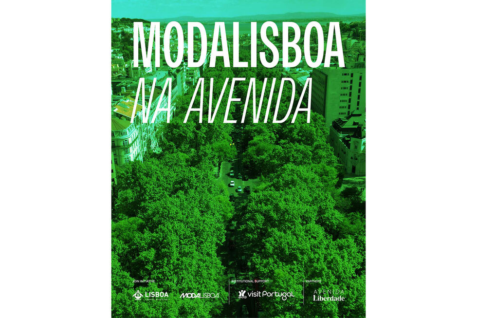Evento de moda em Lisboa, na Avenida da Liberdade